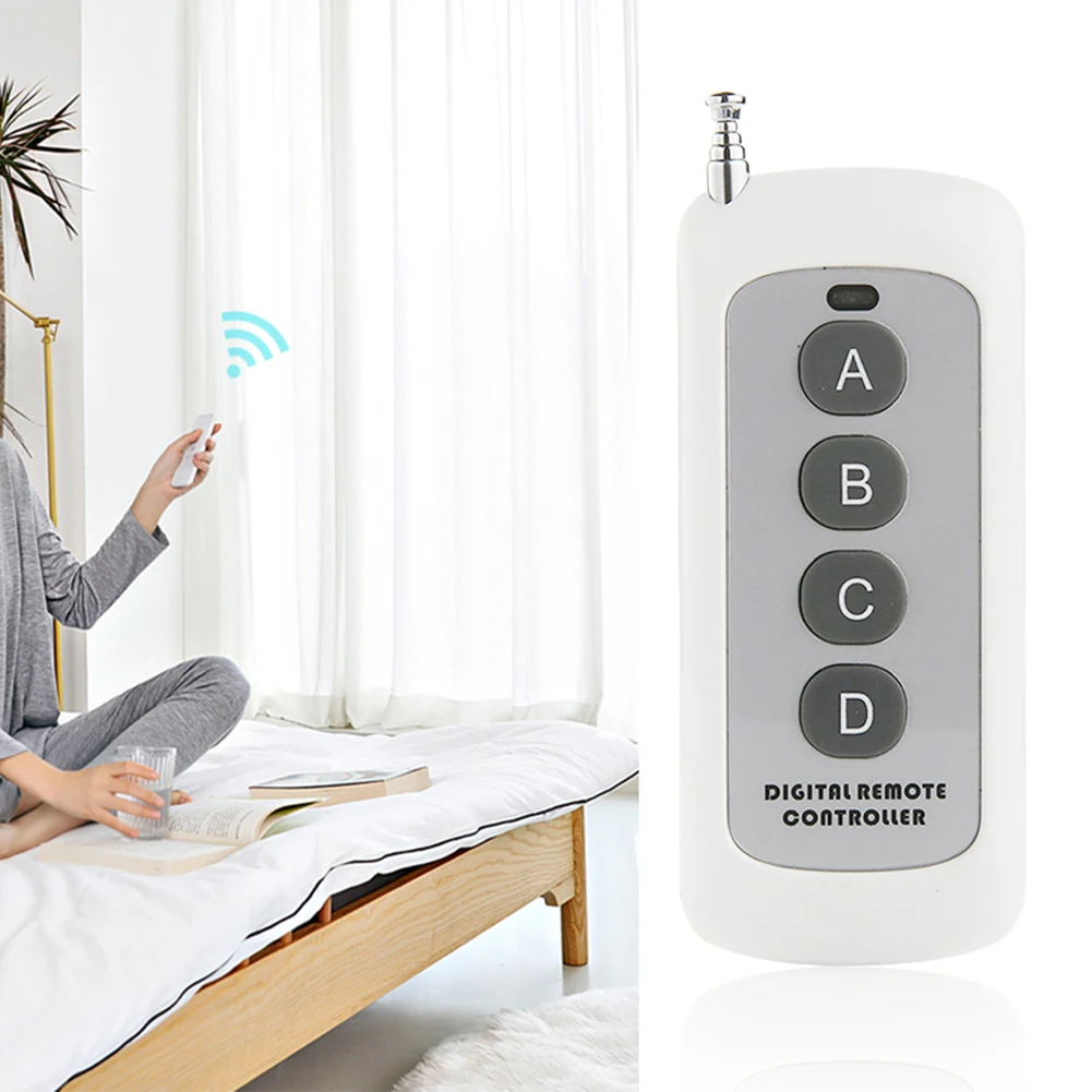 1Pc 433MHz 4 Button EV1527 Code Remote Control Switch Transmitter Wireless