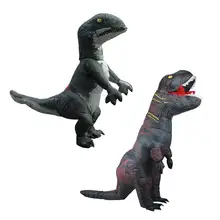 Взрослый надувной костюм динозавра на Рождество, Хэллоуин, косплей, надувной наряд, игрушка