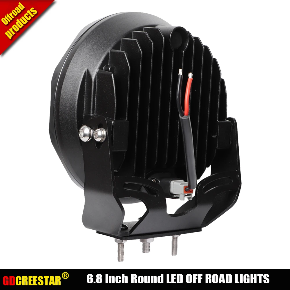 7" inch 84W 128W Offroad Led Work Light Car 4WD Truck Tractor Boat Trailer 4x4 SUV ATV 12V 24V Spotlights x1pc