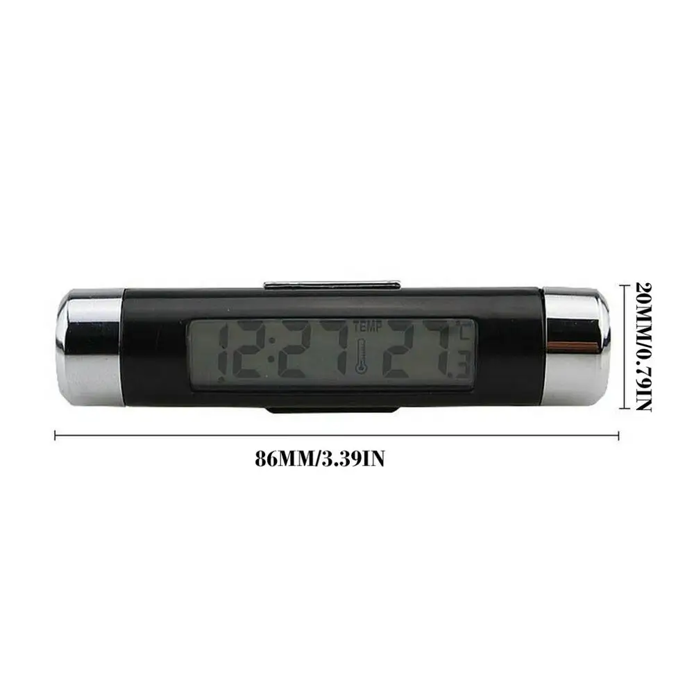 Car Air Outlet Thermometer Electronic Clock Time Led Digital Thermometer Plus Back Luminous Car Supplies Car Air Outlet Thermometer Electronic Clock Time Led Digital Thermometer Plus Back Luminous Car Supplies