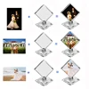 Personalized Customization Crystal Cube Shape Photo Album Glass Figurines Graduation Wedding Souvenir Home Decor Christmas Gifts 4