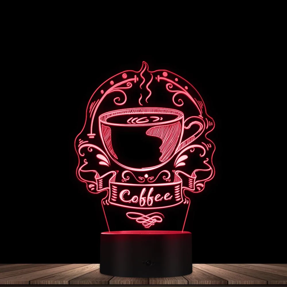 Custom Business Logo LED Light Personalized FREE Light Up 3D Illusion LED 