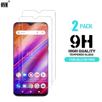 Перейти на Алиэкспресс и купить 2 шт закаленное стекло для Blu G9 Pro стекло для защиты экрана 2.5D 9H Премиум Закаленное стекло для Blu G9 профессиональная защитная пленка