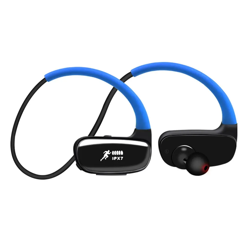 IPX7 swim Waterproof Headphones Wireless Bluetooth Earphone 16GB MP3 Player Stereo Music Earbuds Sports HiFi Headset For Iphone