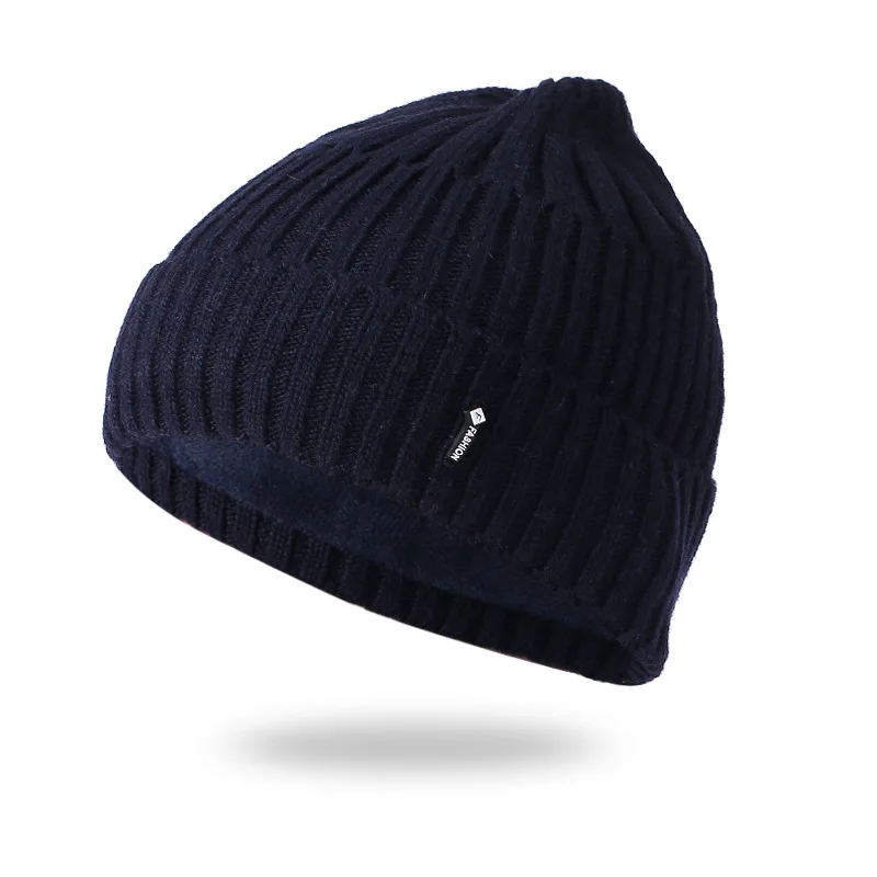 Hat autumn new ladies pointed hat wool hat winter warm and velvet pullover knit hat