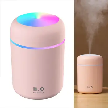 

Portable Mini USB with Colorful Night Light Air Humidifier Ultrasonic Diffuser A0NC
