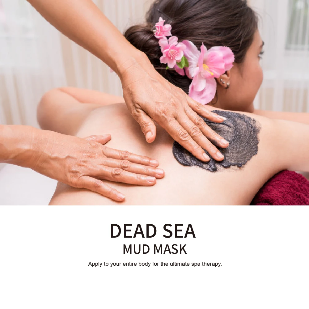 ISNER MILE 100 Natural Pure Dead Sea Mud Peel Off Mask For Skin Care Nourishing Cleanser 5