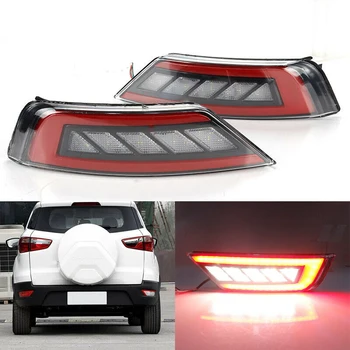 

For Ford Eco Sport 2018 2019 2020 Rear Bumper Reflector Lights Multi-Function Led Brake Lights Rear Fog Lamps