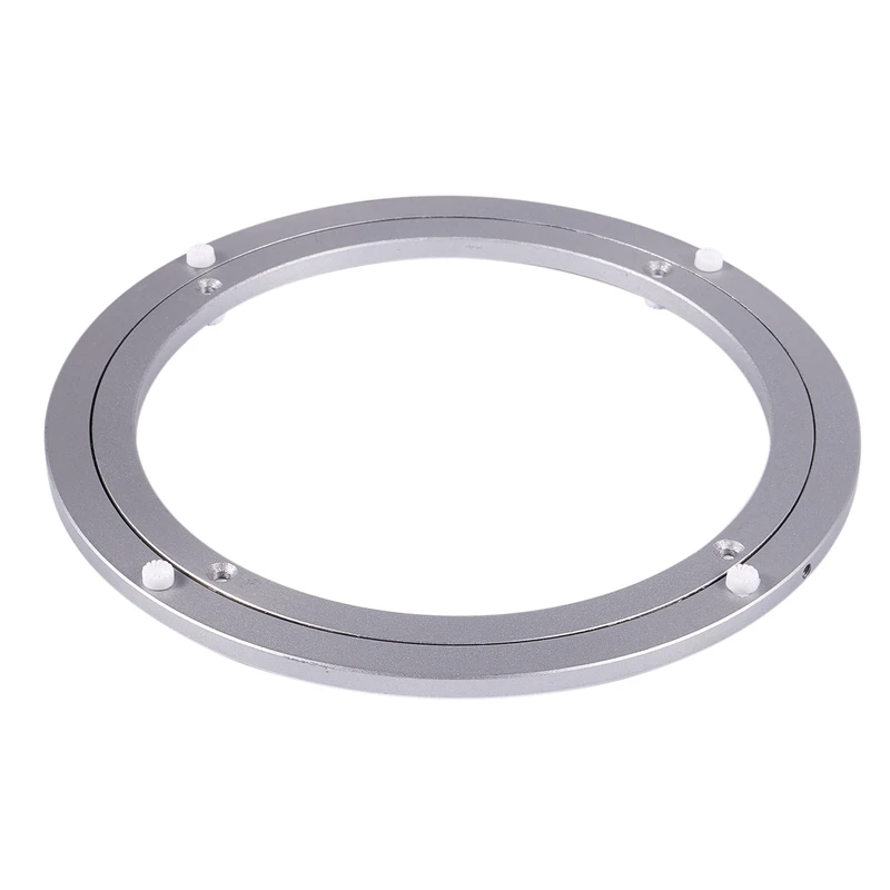 

Aluminium Rotating Turntable Bearing Swivel Plate 16 Inch Silver