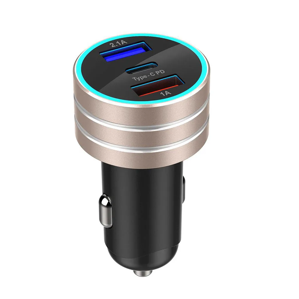 Автомобильное зарядное устройство прикуриватель двойной USB адаптер напряжение Разъем для Apple Phone