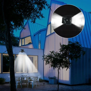 

Solar Radar Energy Saving Automatic Brightness Adjustment No Power Outlet Required 2200 MAh Large Capacity Battery 28led*2