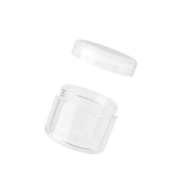 

Plastic Clear Empty Makeup Jar Pot Refillable Sample Bottles Travel Face Cream Lotion Cosmetic Container 3g/5g/10g/15g/20g