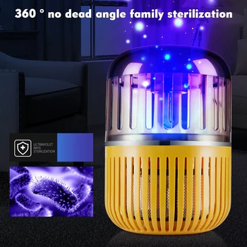 

9W Germicidal Light UV Sterilizer Kill Dust Mite Eliminator UV Sterilization Light Intelligent Germicidal Lamp for Bedroom Home