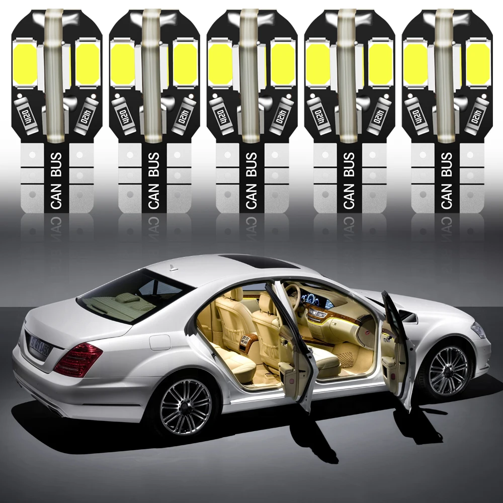 10x t10 w5w canbus автомобильный светильник без ошибок 12В для ford fiesta chevrolet cruze mini cooper seat ibiza