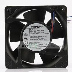 Ventilateur puissant de moto 12V 18W 12CM, boîtier Pc, refroidisseur à Air, allemand, type p4112n 31HHA 