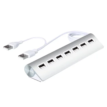 

Usb2.0 Seven-Port Hub 2.0Hub Aluminum Alloy Material Usb2.0/ 7 Port Efficient Data Transmission