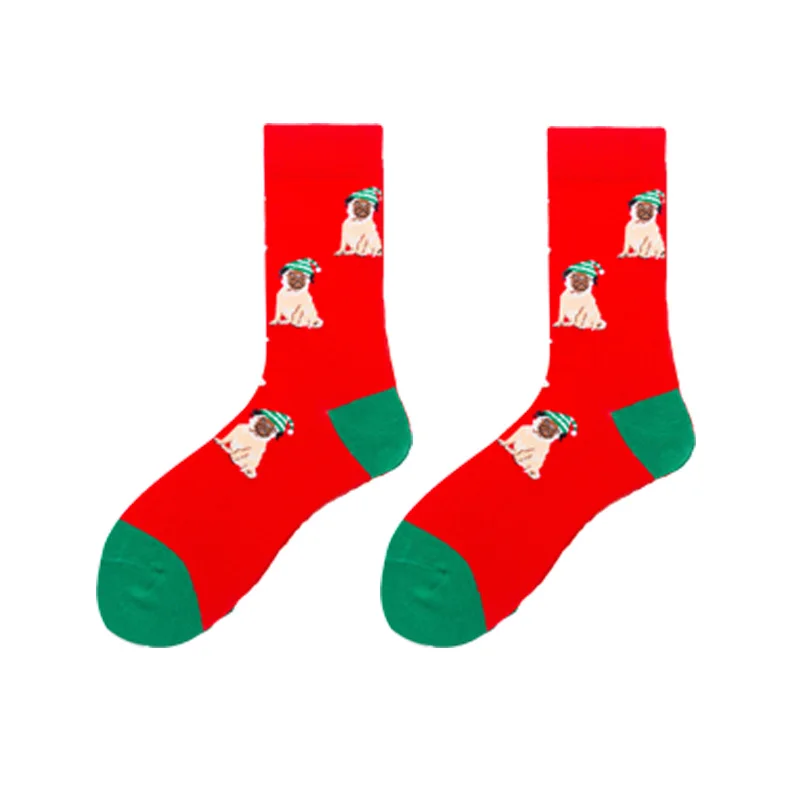 Хлопковые Забавные милые носки для мужчин и женщин, носки, креативные рождественские носки с принтом, Kawaii Harajuku, Мультяшные носки для скейтборда