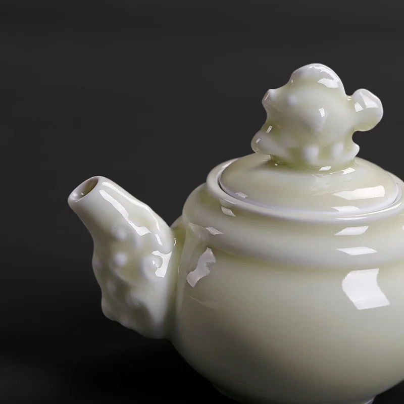 Чайник Celadon китайский чайный набор кунг-фу домашний минималистичный Творческий одиночный горшок индивидуальный керамический большой чайник