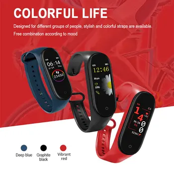 

M4/M3 Smart Band Wristband Blood Pressure/Heart Rate Monitor/Pedometer Sports Bracelet Health Fitness Bracelet Smartwatch