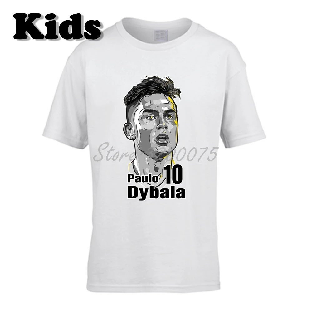 18 Детская футболка La Joya Paulo Dybala 10 масок жестов, одежда, футболка для мальчиков и девочек, W19033003 - Цвет: 18