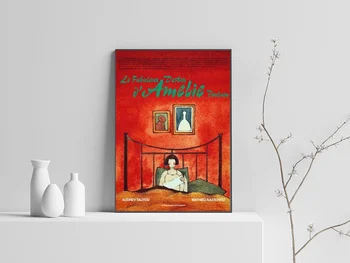 

Amelie hot movie posters Canvas Print Home Decor No Frame