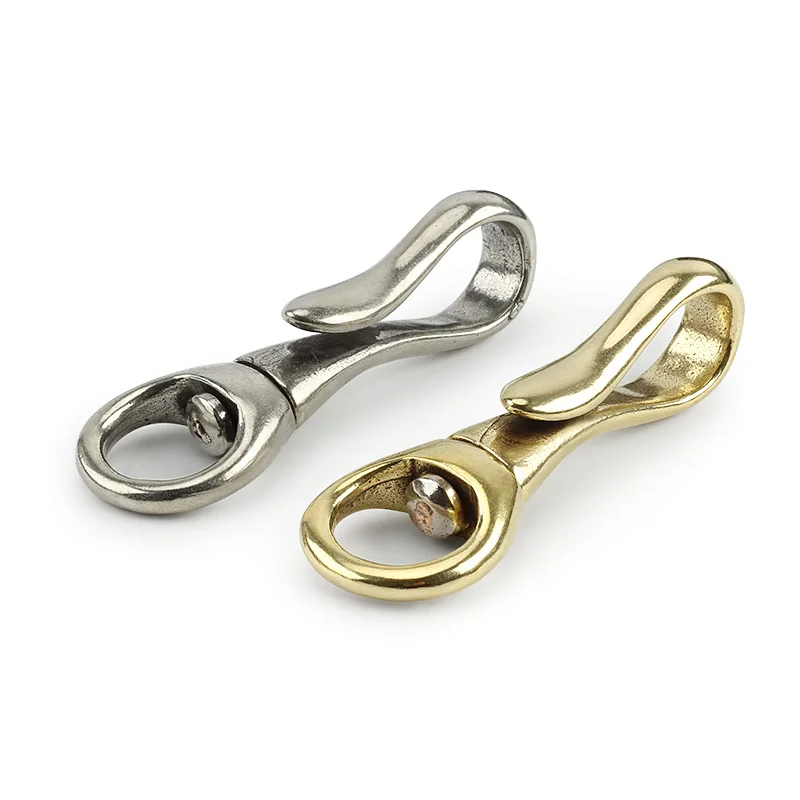 Brass Rotation Key Ring Outdoor Small Tool EDC Buckle All Direction Rotation Key Chain Key Chain Clip Key Ring