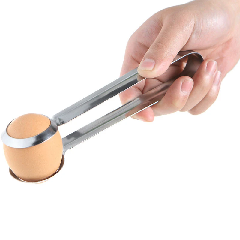 

Stainless Steel Egg Clip Safety Multifunctional Food Folder Kitchen Cooking Tools Accessories Home Gadgets
