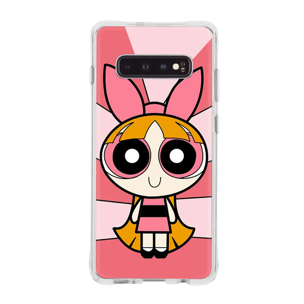tpu A892 Милый цветочный мультфильм Powerpuff девушки подарки фрукты чехол для телефона для samsung S10 S8 S9 A6 A8 Plus S7 S6 edge Мягкий ТПУ чехол - Цвет: tpu A892