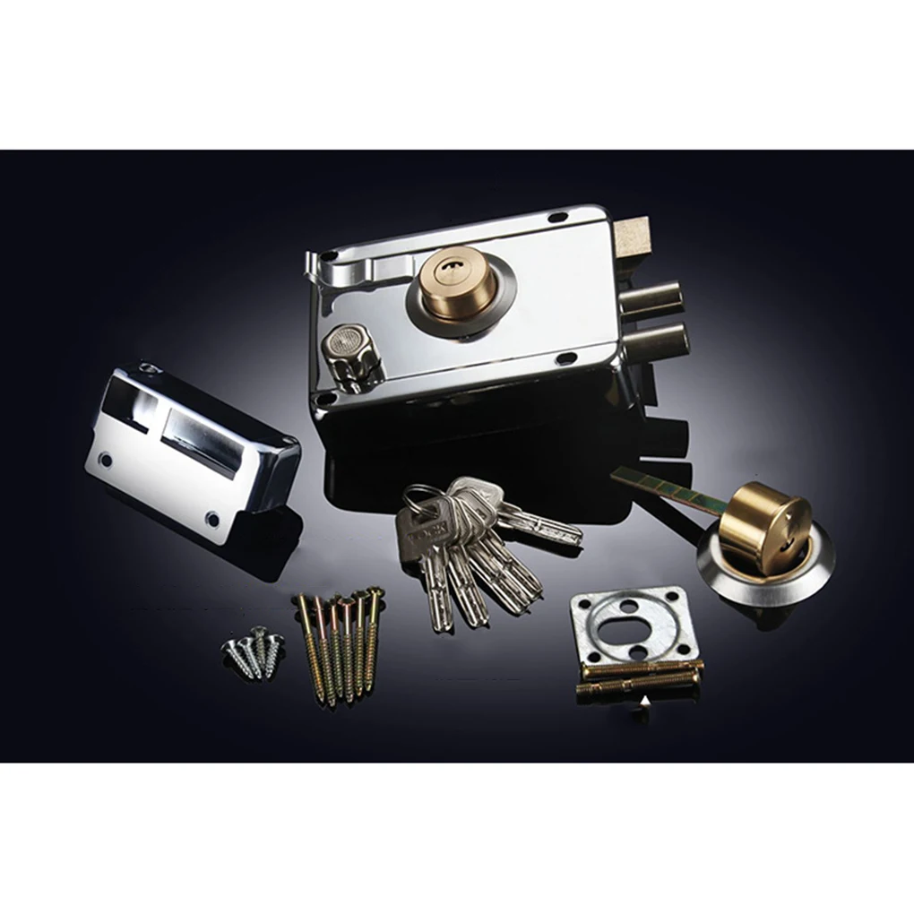 Door Lock Exterior Interior Deadbolt Multiple Insurance Lock Hardware