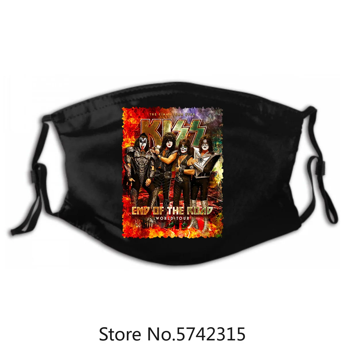 

2020 Tee S - 2Xl Washable Reusable Mask with PM2.5 Filters 5 Layers of Protection Kiss Band Mask End Of The Road Tour Date