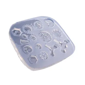 

Mirror Epoxy Mould Steam Age Gear Screw DIY Crystal Silicone Mold