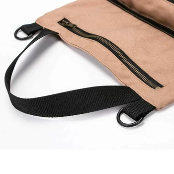 

Car Tool bag Auto Light Weight Khaki Pliers Screwdrivers Sockets Zippers