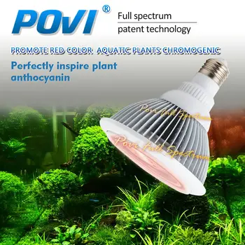 

Aquarium led lighting Fish Tank Water Plant Grow Light Clip-on Lamp Par30 E27 Promote Red Color Aquatic Plants Chromogenic