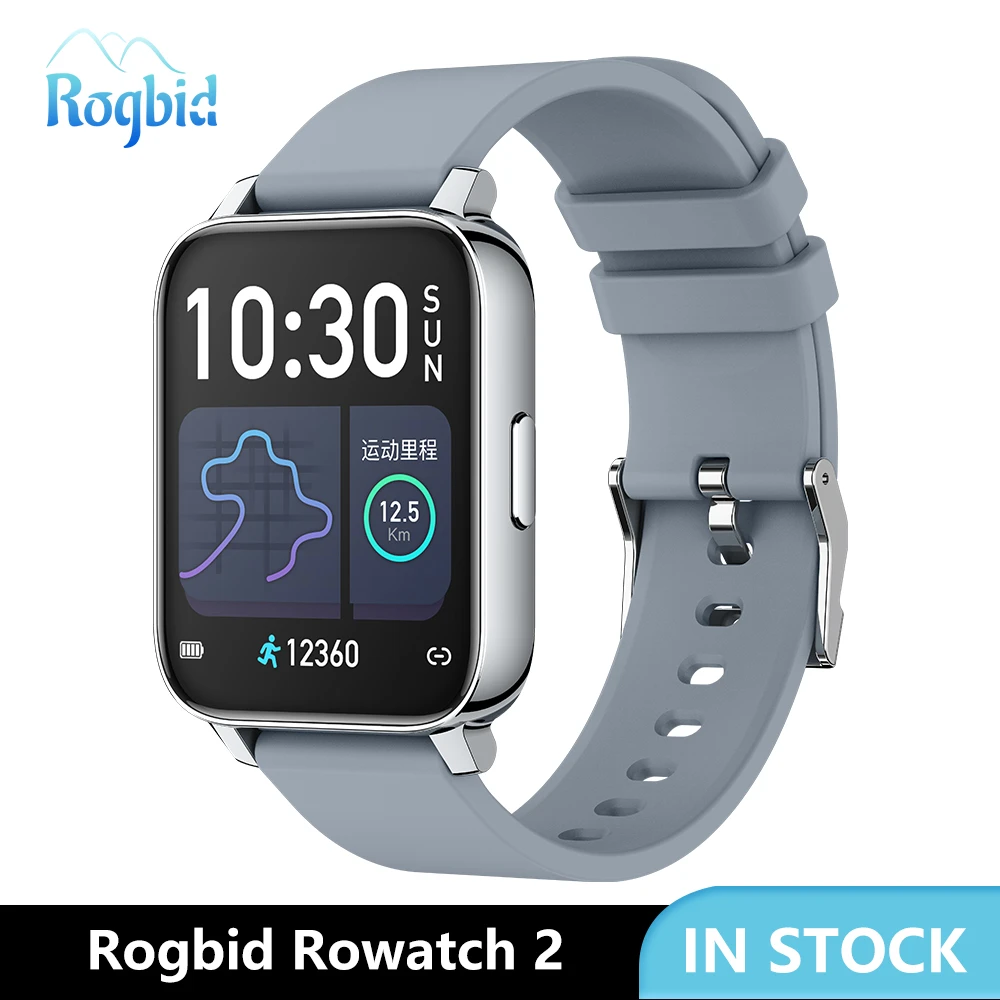 Rogbid reloj inteligente Rowatch 2 para hombre y mujer, accesorio de pulsera  resistente al agua con pantalla HD de 1,69 pulgadas, seguimiento de  actividad deportiva, compatible con IPhone, IOS y Android 2022|Relojes