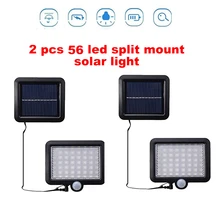 2/4pcs Outdoor Solar Lights 100/56/30 Leds Motion Sensor Commercial led Wall Light Lamp For Pathway Home Walk Way Garden Waterpr