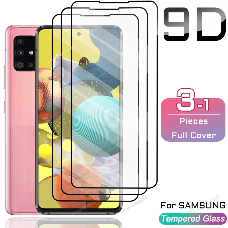 Tempered Glass For Samsung Galaxy A52 A72 A32 A21S Screen Protector A51 A71 A50 A22 A10 A30S M51 A12 M32 A41 A42 A 52 72 5G Film | Мобильные