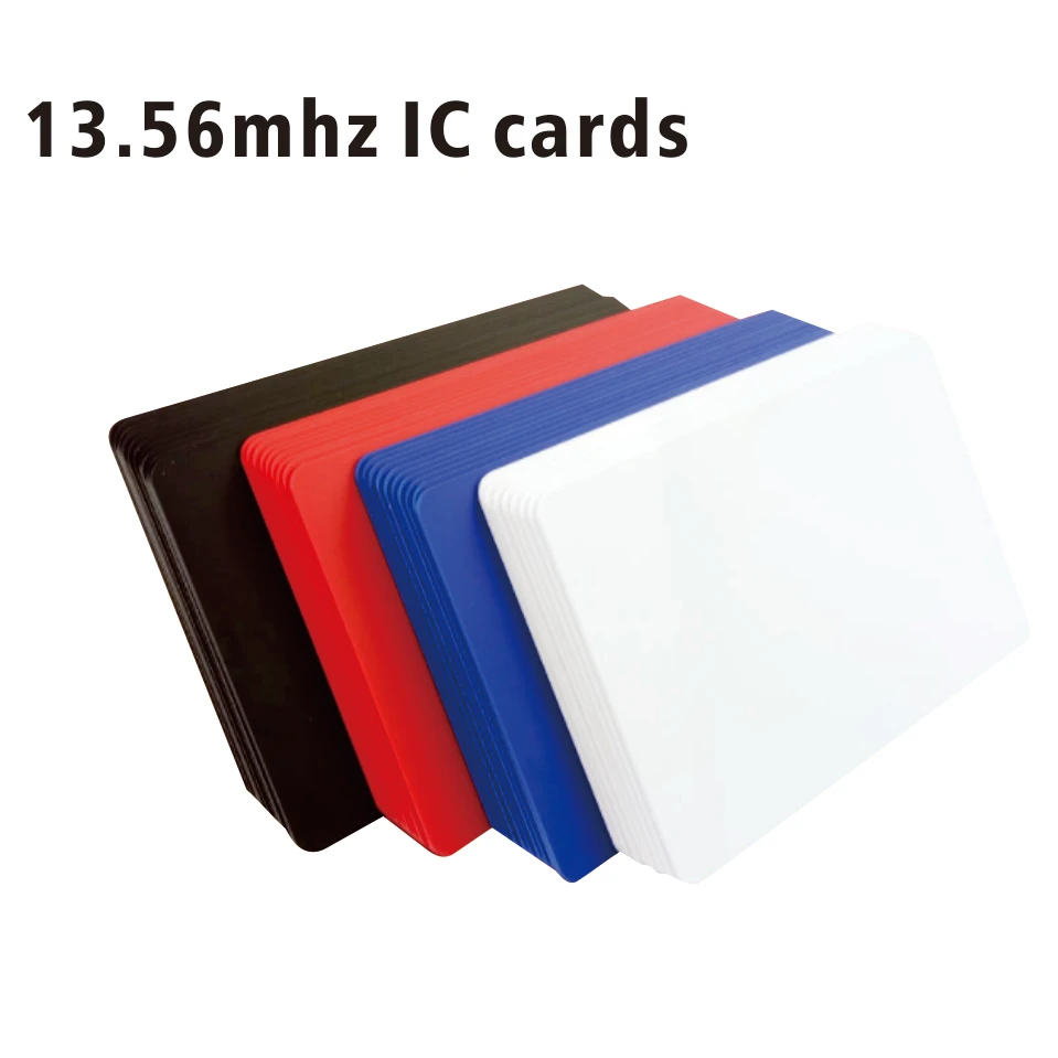 Tarjeta inteligente Nfc 1k S50, Control de acceso de Pvc, sin contacto, RFID, 13,56 MHz, ISO14443A, Chip Fudan, resistente al agua