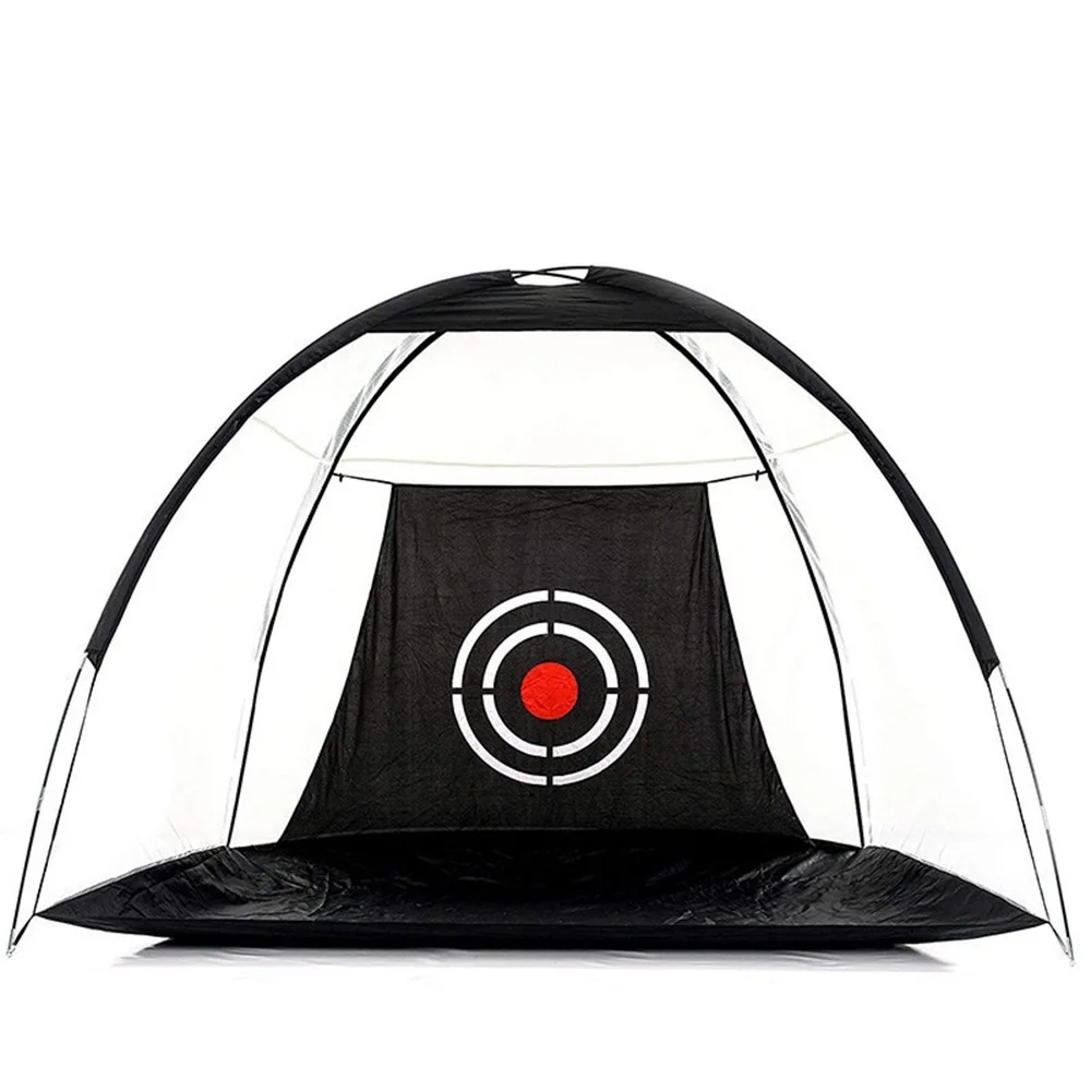 Black Travel Beginners Golf Chipping Net Golf Practice Net Tool 210D Oxford Cloth Nylon Home Sports Golf Training Net Outdoor Indoor - Цвет: Black