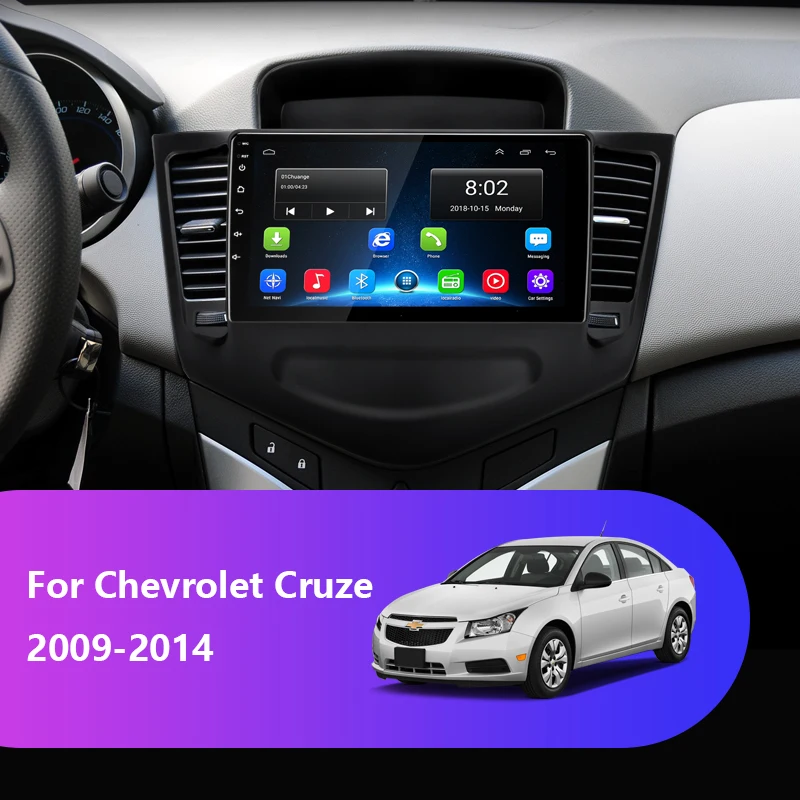 Clearance Jansite Android Car Radio for Chevrolet Cruze 2009 2010 2011 2012 2013 2014 FM AM touch screen 4G Internet WIFI Reversing image 1