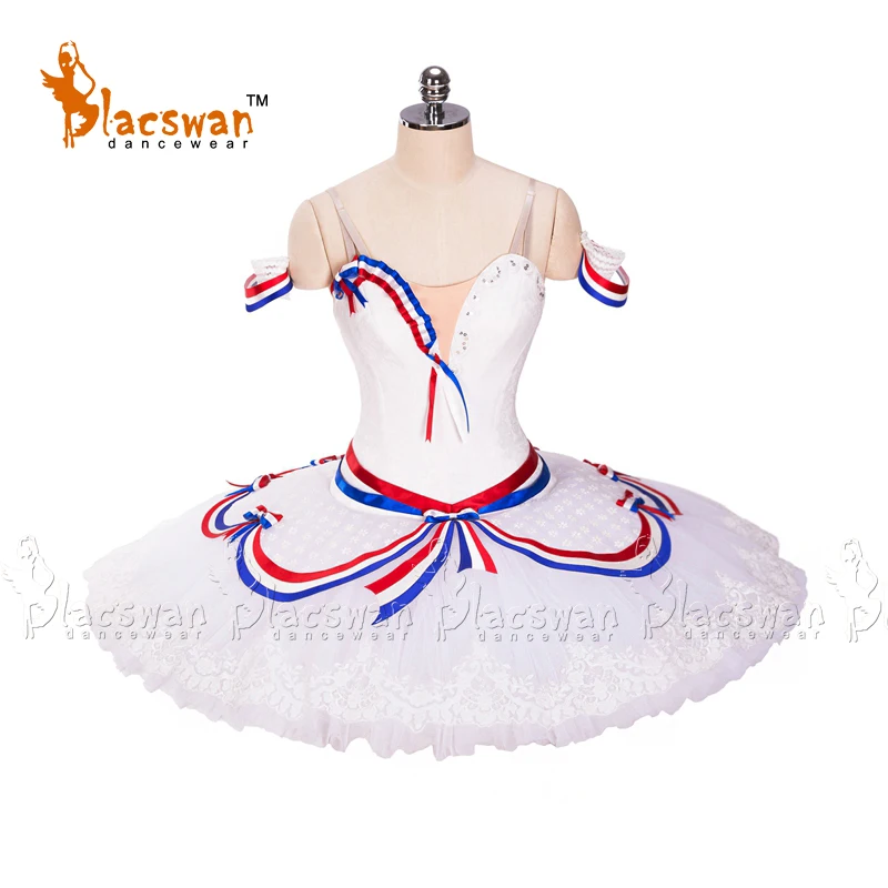 

Girls White The Flames of Paris Classical Pancake Tutu for Competition Professional Ballet Costume BT927