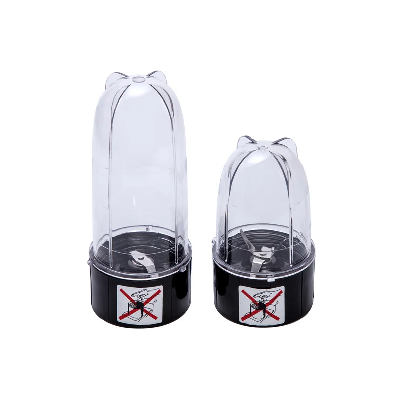 2 Pack อะไหล่ 12/16 Oz ถ้วยและใบมีดอุปกรณ์เสริมใช้งานร่วมกับ Magic Bullet Blender 250W MB1001 1