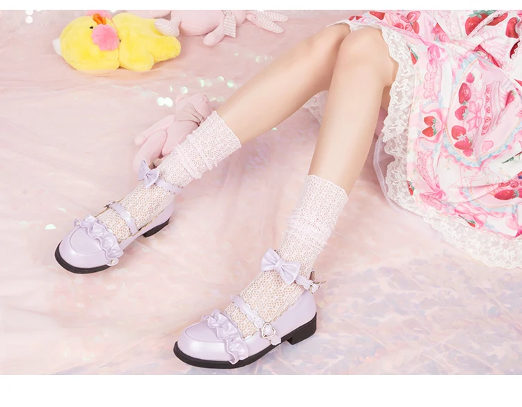 Яркие кружевные носки, носки с рисунком кирпича, носки для японских девушек, макароны радужных цветов, женские носки-трубы
