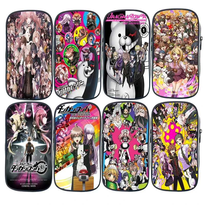 

Чехол для карандашей Danganronpa Monokuma Naegi Makoto, сумки для карандашей Kirigiri Kyouko, канцелярские принадлежности, подарок для школы, сумка для ручек