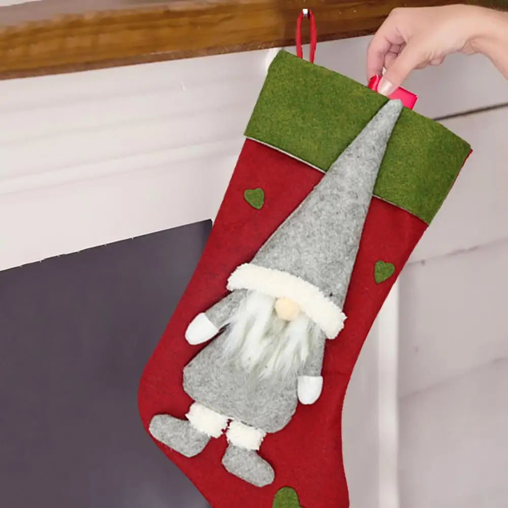 

PATIMATE Christmas Stocking Christmas Tree Decoration Merry Christmas Decoration For Home 2019 Navidad Gifts Happy New Year 2020