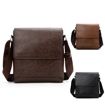 

Men Crossbody Bags For Men Shoulder Bags PU Leather Handbags 2020 New