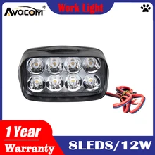 Автомобильный светодиодный рабочий светильник AVACOM 4 дюйма, Ламповые панели 6500K ATV, светодиодный рабочий светильник s, грузовик 12 В, трактор, внедорожный, для вождения автомобиля, DRL, противотуманный Точечный светильник s