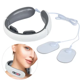 

New Smart Electric Neck Massager USB Pulse Cervical Traction Therapy Massage Stimulator Health Care Relaxation Pain Relief