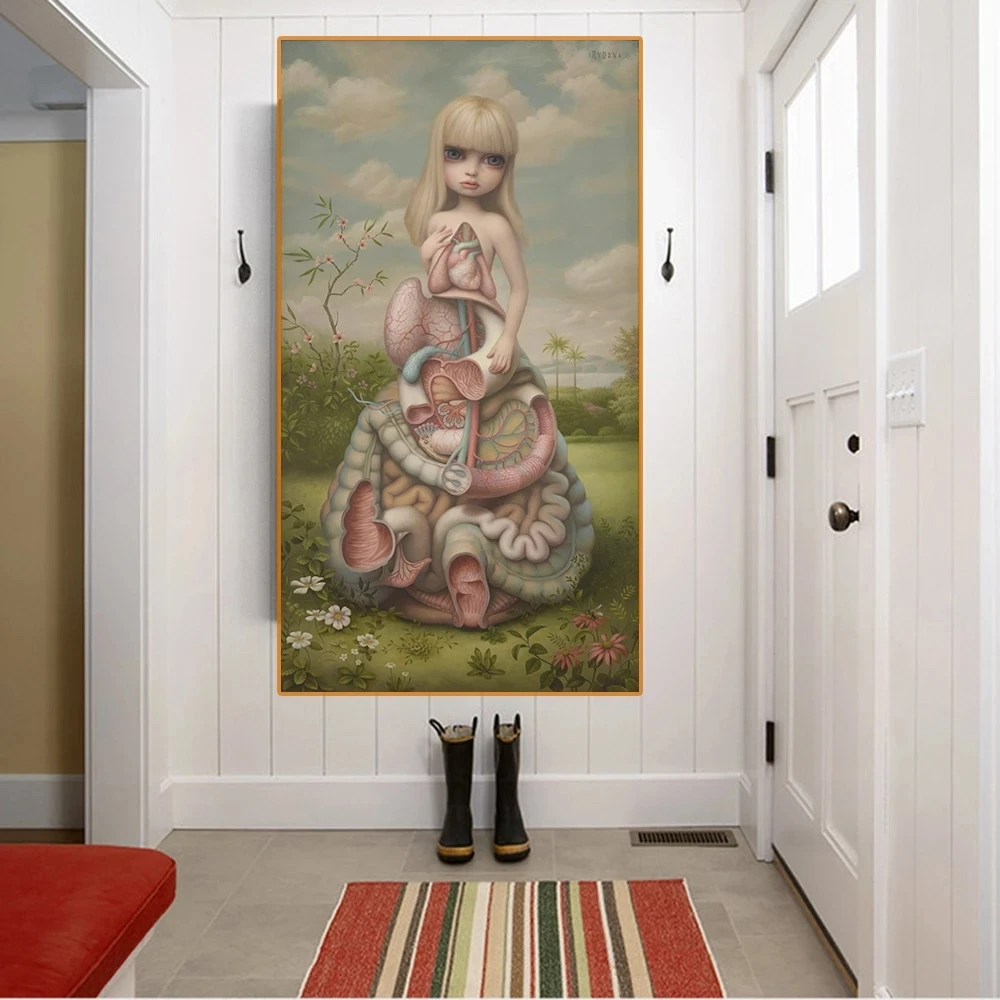 Голоver Современная картина маслом на холсте Mark Ryden Анатомия 2014 детский и