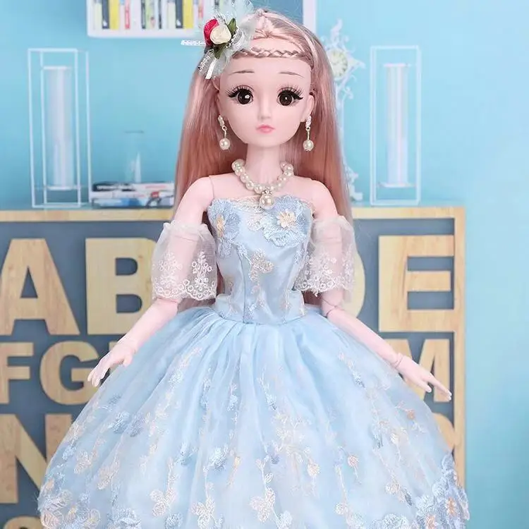 1/3 60 см 20 подвижная шарнирная кукла BJD игрушка мода 3D глаза куклы с одеждой ювелирные изделия обувь аксессуары Игрушки для девочек - Цвет: With box 60cm