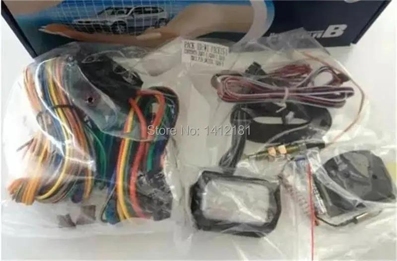  FIRSTARLINE Only For Russian Twage StarLine B9 2 Way Car Alarm System+ Engine Start LCD Remote Cont
